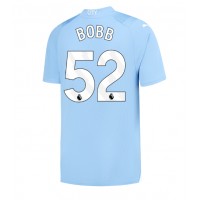 Pánský Fotbalový dres Manchester City Oscar Bobb #52 2023-24 Domácí Krátký Rukáv